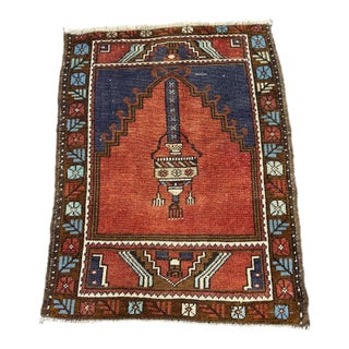 Turkish Yastik Rug 2'4" x 3' For Sale
