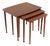 Nesting Tables by Jørgen Aakjær Jørgensen for Møbelintarsia, 1960s, Set of 3 For Sale