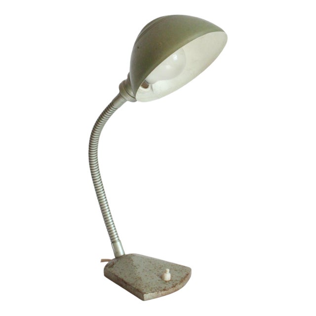Art Deco Gooseneck Desk Lamp from Erpé, 1930s For Sale