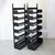1970s Industrial Metal Shelving Unit Congress Model in Black Lacquered Metal Frame from Lips Vago, Set of 2 For Sale - Image 5 of 8