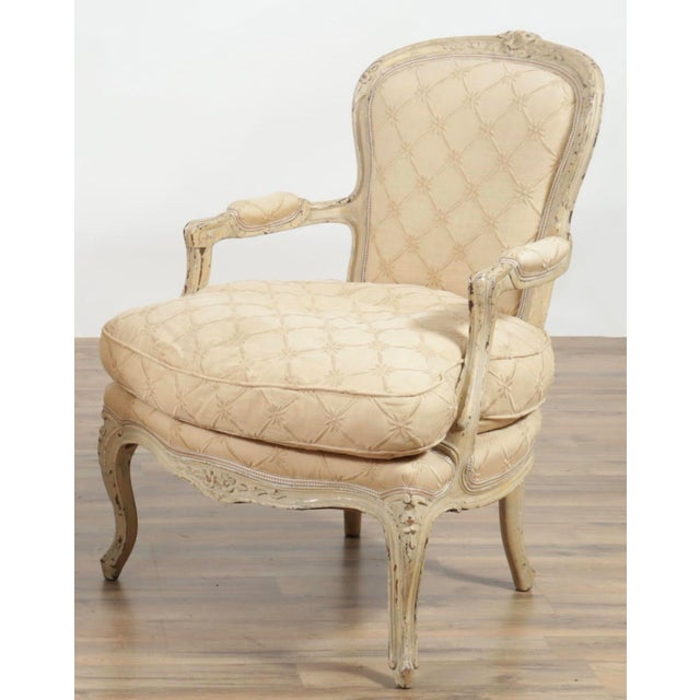 Wood 19th Century Pair Louis XVI Open Armchairs For Sale - Image 7 of 9
