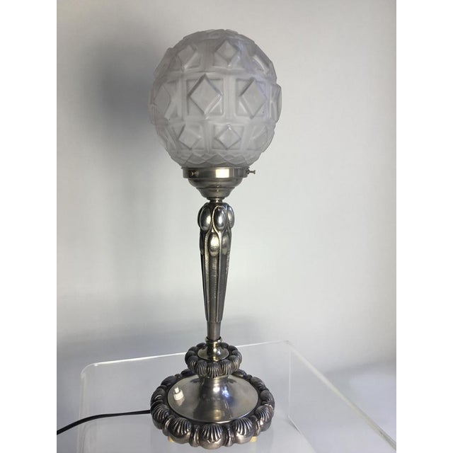 Vintage French Art Deco Table Lamp, 1920s For Sale - Image 6 of 10