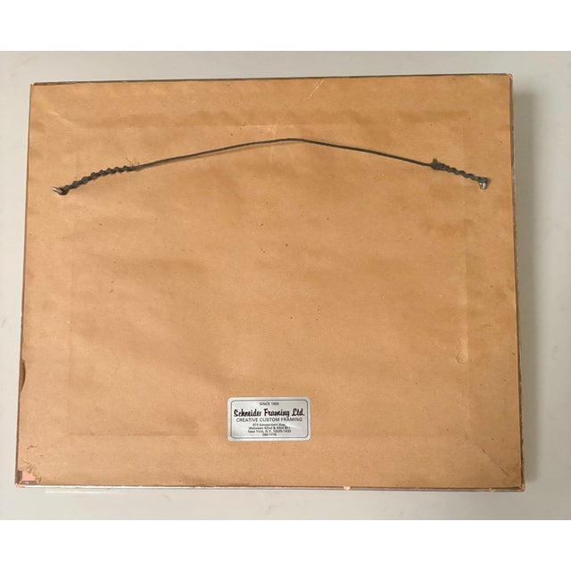 1990s 1990s Original Cityscape "Between W. 94th and 95th", Signed by Artist For Sale - Image 5 of 9