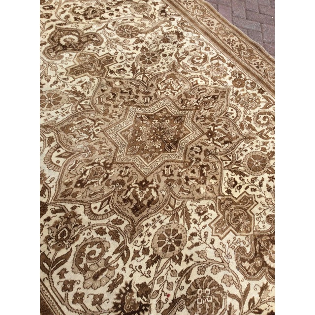 Handmade Turkish Rug - 117" X 77" For Sale - Image 10 of 12
