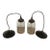 Obsolete Los Angeles Hanging Pendant Lights - a Pair For Sale