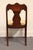 Mid 20th Century Vintage Antique Flame Mahogany Traditional Style Dining Side Chair For Sale - Image 5 of 7