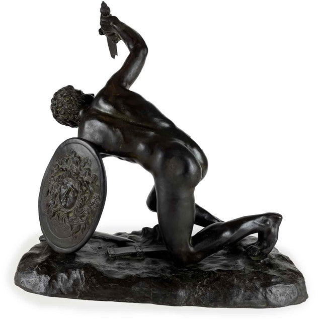 Bronze Statue of a Gladiator Tommaso Campajola, 1920s For Sale - Image 3 of 11