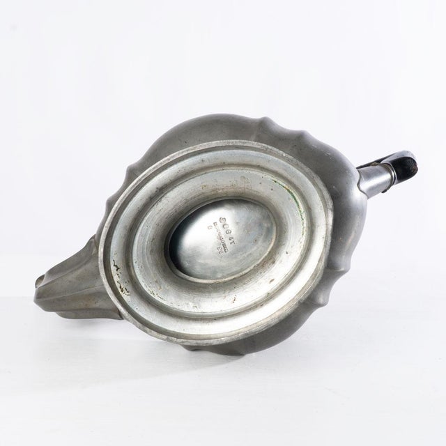 Metal 1830's Dixon & Son Pewter Coffee Pot, Creamer and Sugar For Sale - Image 7 of 18