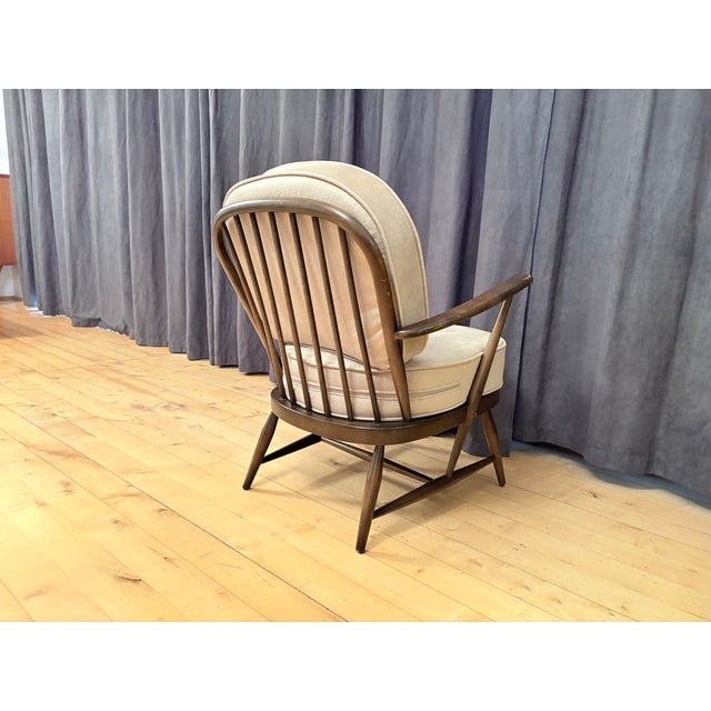 Beige Windsor Armchair by Lucian Ercolani for Ercol, UK, 1960s For Sale - Image 8 of 13