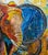 2020s Tetyana Andriyovych Elephant Original Oil Painting Art - Animal Decor Decorative Motifs For Sale - Image 5 of 9