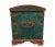 Green Mid-19th Century Swedish Hand Painted Oak Coffer For Sale - Image 8 of 10