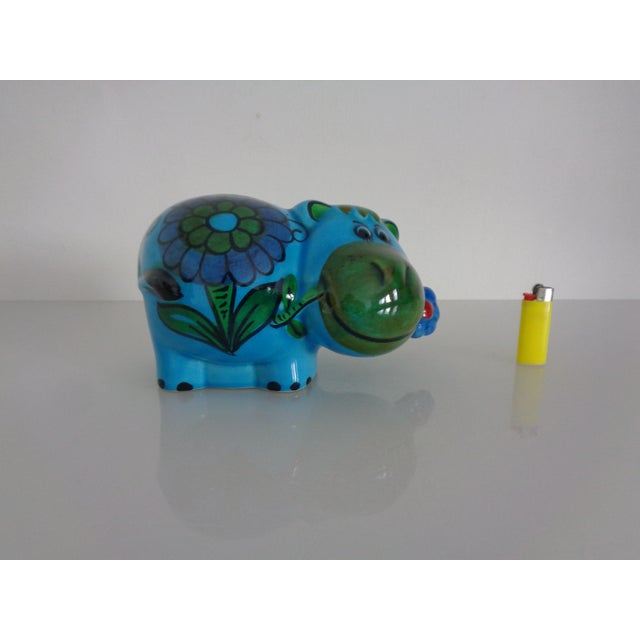 Ceramic Hippo Piggy Bank, Italy, 1970s For Sale - Image 3 of 16