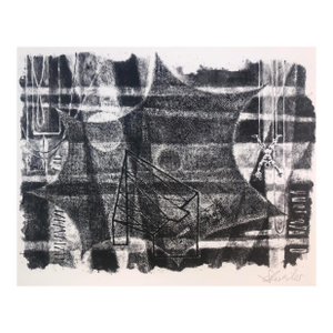 1965 Georges Schreiber the Net Lithograph
