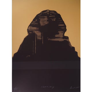 Claude Hastaire, Egypte, le Sphinx jaune, Lithograph For Sale