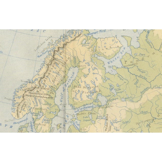 Geological Map of Europe by A.K. Johnston, 1852 For Sale - Image 3 of 10