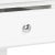 Wood Two Drawer Nightstand in White For Sale - Image 7 of 11