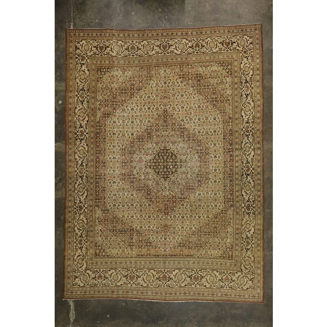 Late 19th Century Persian Tabriz Rug, 12'11 X 17'09 For Sale - Image 11 of 11