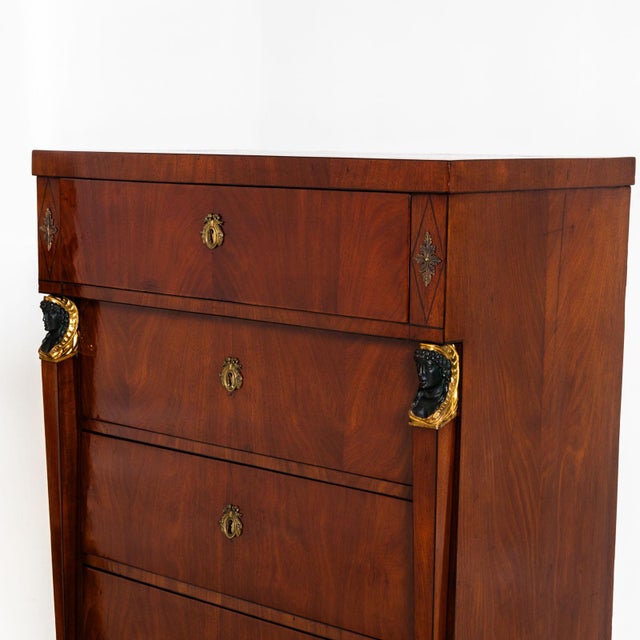 Wood Empire Semainières, Vienna, Austria, 1810, Set of 2 For Sale - Image 7 of 11