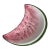 Made in Italy Watermelon Slice Decorative Plate For Sale