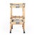 Selena 34.5 in. W Rectangular Rattan 2 Tier Mobile Removeable Top Bar Cart with Bottle Holders, Smooth White For Sale In Chicago - Image 6 of 9
