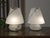 1970s Mushroom Table Lamps in Murano Glass, 1970s, Set of 2 For Sale - Image 5 of 10