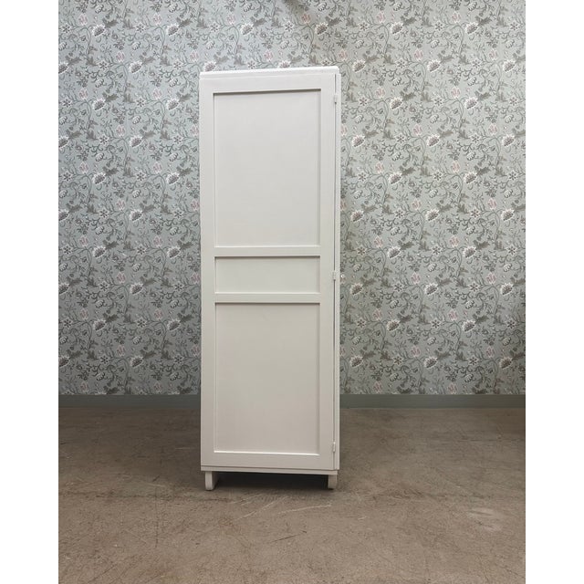 Vintage White Wardrobe, 1950s For Sale - Image 4 of 12