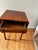 Antique English Hand-Constructed Cherry Drop Leaf Side/Work Table With Bobbin Legs For Sale - Image 12 of 15