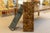 Wood Vintage 1970s Burlwood Style Brown Laminate Parsons Dining Table With Leaves For Sale - Image 7 of 7