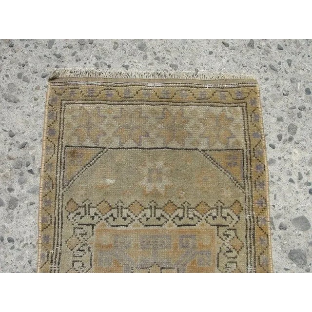 Textile Hand Wowen Wool Turkish Rug, Rug,Vintage Rug,Beatifull Color Combination Turkish Retro Rug, Home Decor 1'6" X 2'5", Ft For Sale - Image 7 of 11