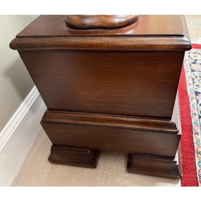 Bassett Furniture Floor Mirror With Drawer For Sale - Image 11 of 16