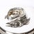 Silver Mid-Century Silver Plate & Glass Caviar Service With Sculptural Sturgeon Handle For Sale - Image 8 of 18