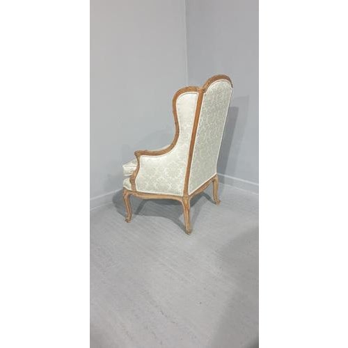 French Winged Armchair For Sale - Image 14 of 18