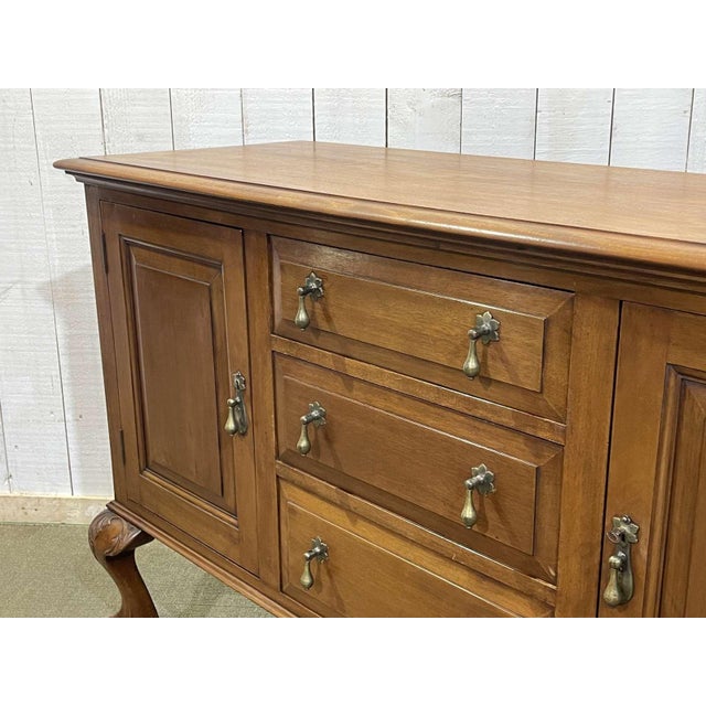 Early 20th Century English Mahogany Sideboard For Sale - Image 10 of 18