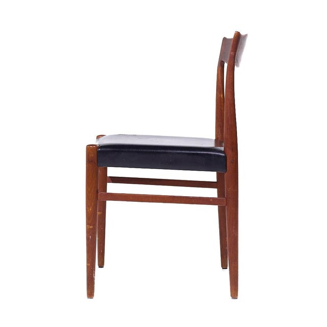 Arne Hovmand-Olsen Arne Hovmand Olsen Mid Century Danish Teak Dining Chair For Sale - Image 4 of 10