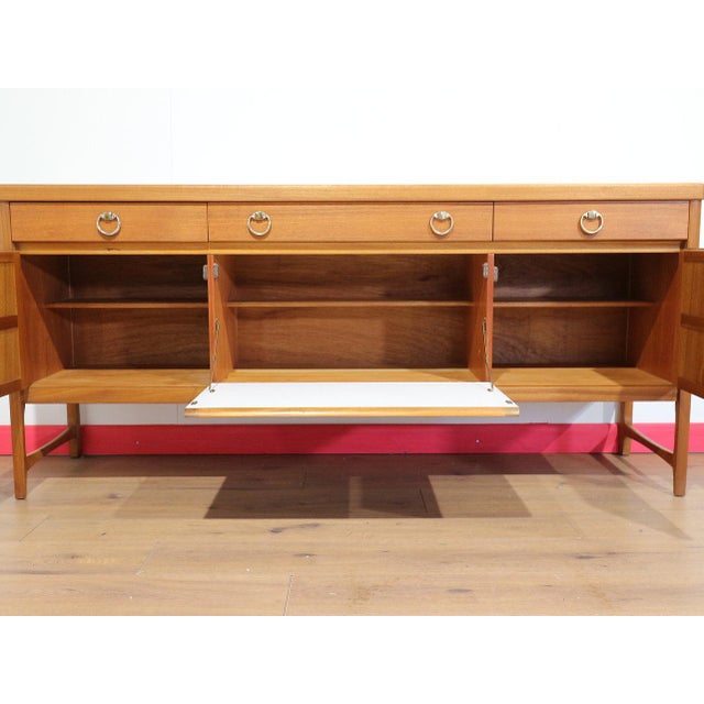 Mid Century Modern Vintage Teak Credenza Sideboard by Nathan Danish Style For Sale - Image 12 of 13