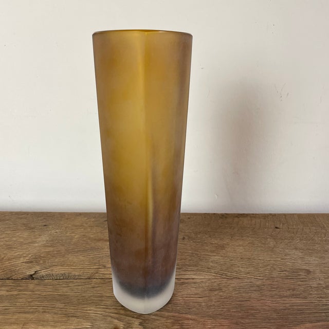 Vase in Satin-Finish Murano Glass by Nason & Moretti, 1990s For Sale - Image 9 of 9