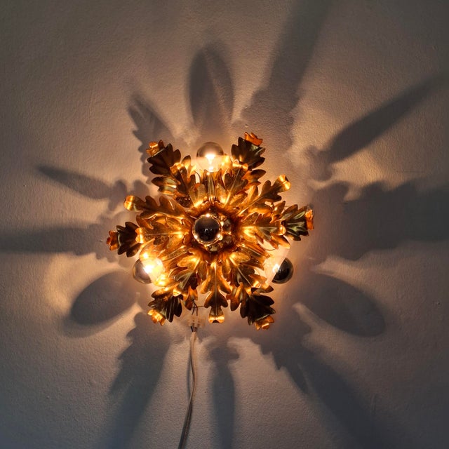 Mid-Century Modern Mid-Century Modern Four-Light Ceiling Lamp, Italian, 1970s For Sale - Image 3 of 18
