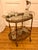 Neoclassical Brass Serving Trolley, 1960s, in Very Good conditions. Designed 1960 to 1969