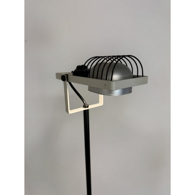 Black Italian Telescopic Floor Lamp by Ernesto Gismondi for Artemide, 1980s For Sale - Image 8 of 12