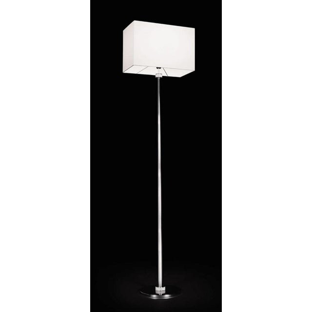 Diamond Hanging Lamp in Polished Chrome and Crystal by Aggiolight For Sale - Image 6 of 7