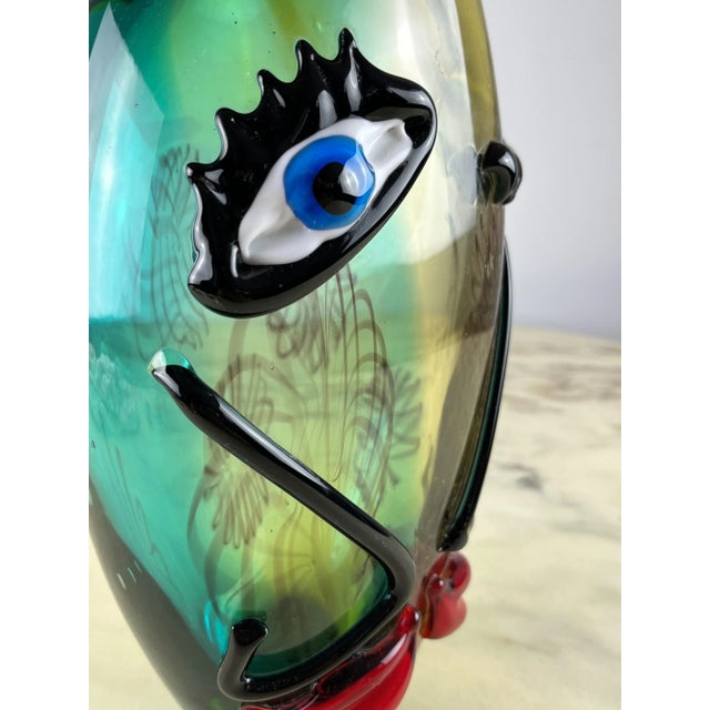 Vintage Murano Glass Vase, 1980s For Sale - Image 6 of 11