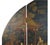 Antique Japanese Ebonized Chinoiserie Decorated Four-Panel Circular Screen C1920 For Sale - Image 11 of 18