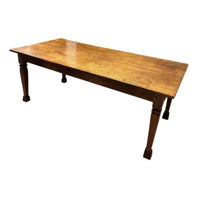 Colonial Farmhouse Table, 1890s For Sale
