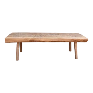 Oak Pig Bench Butcher's Block Coffee Table
