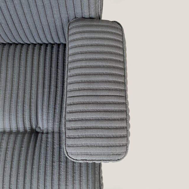 Metal Set of Mid-Century Modern Italian Lounge Chair and Pouf by Eugenio Gerli for Tecno, 1960s For Sale - Image 7 of 18