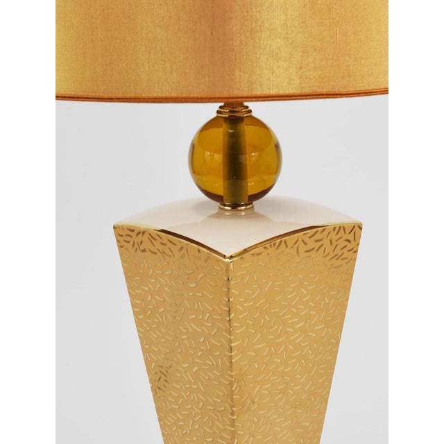 Vintage Porcelain Table Lamp, Italy, 1980s For Sale - Image 15 of 18