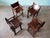 1960s Sergio Rodrigues Style Brazilian Barstools in Patinated Leather - Set of 4 For Sale - Image 6 of 15