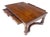 Heavy Large 30x54 Spanish Colonial Solid Mahogany Italian Coffee Table w/ Drawer For Sale