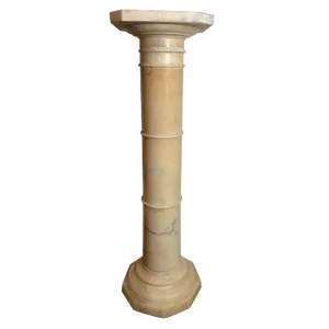 1900s Vintage Italian Marble Pedestal