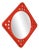 Finnish Wall Mirror by Makisen Kuvasti Oy, 1970s For Sale